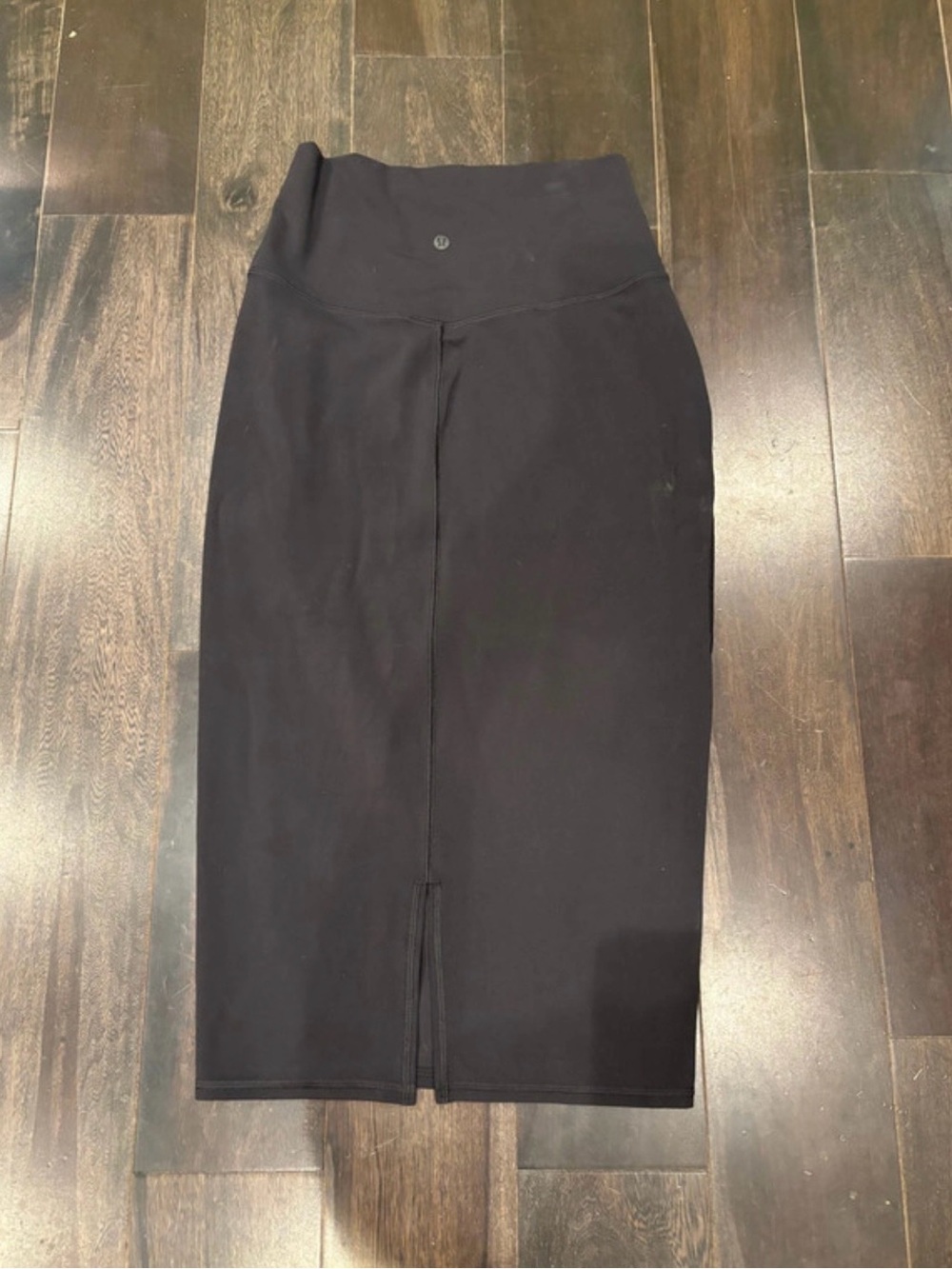 Lululemon Nulu High-Waist Midi Black Pencil Skirt